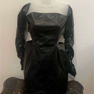 Black Sweetheart Sheath Dress